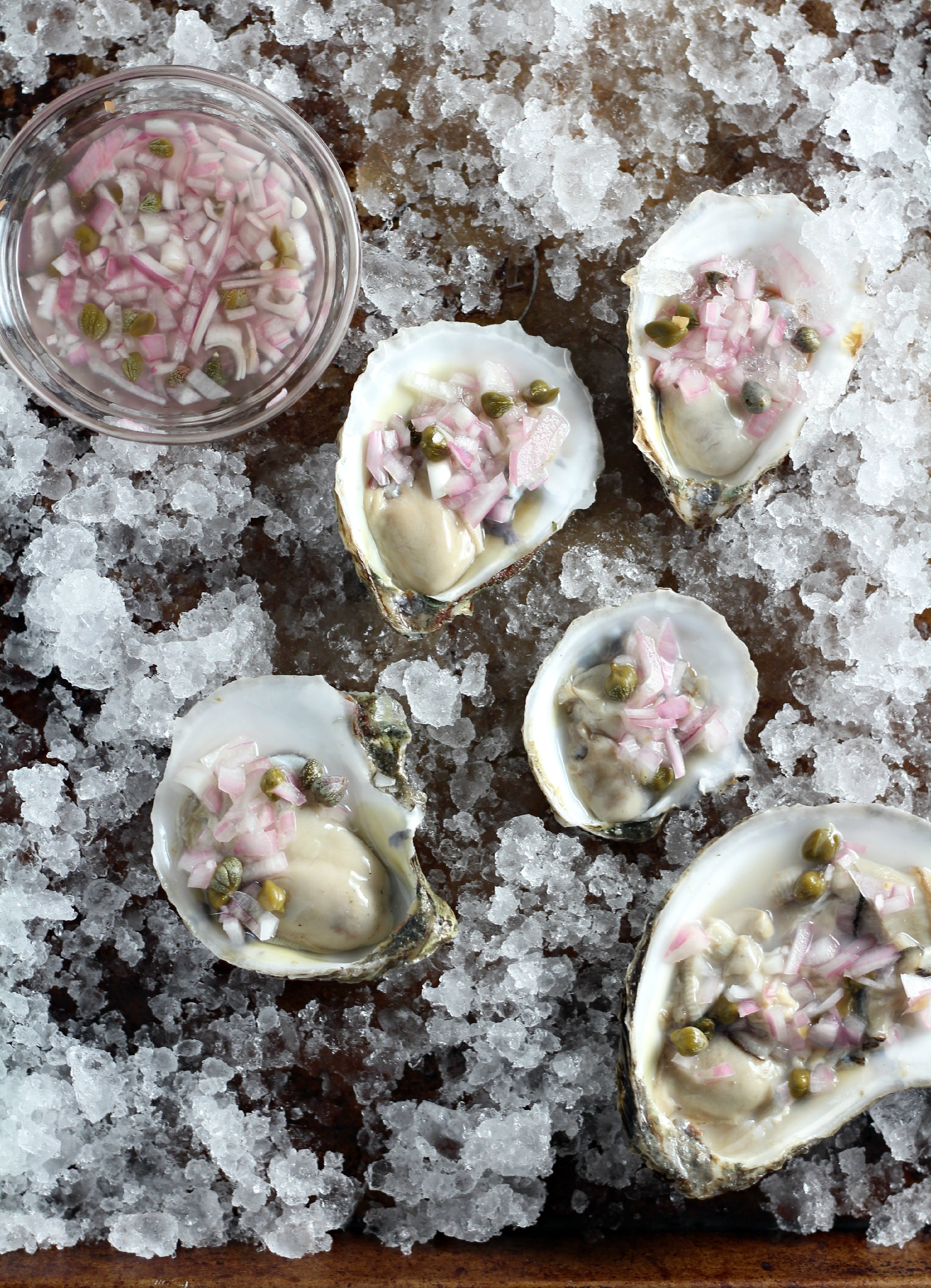 Oysters Mignonette