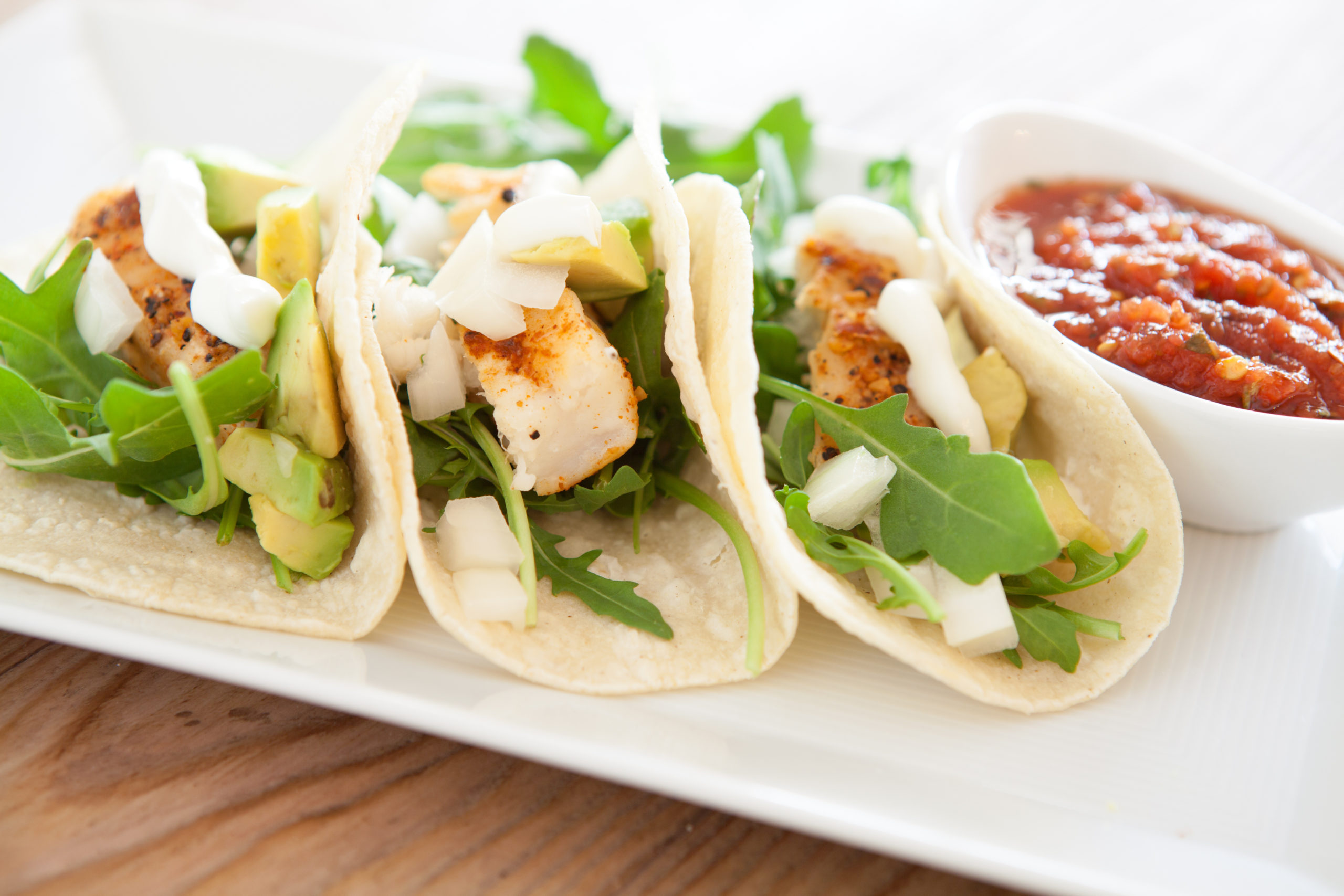 Naked Fish Tacos with Pacific Dover Sole