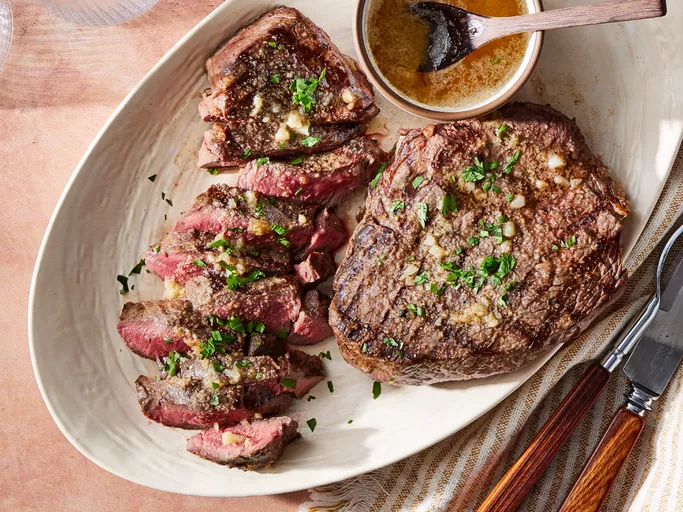 Sirloin Steak with Garlic Butter