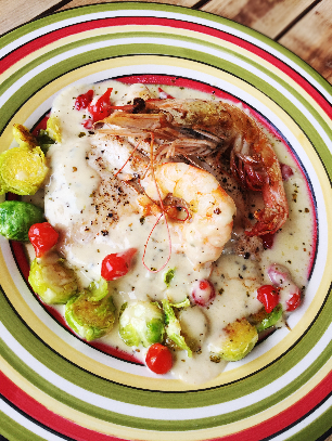 Joe’s Way Chicken & Shrimp Fondue
