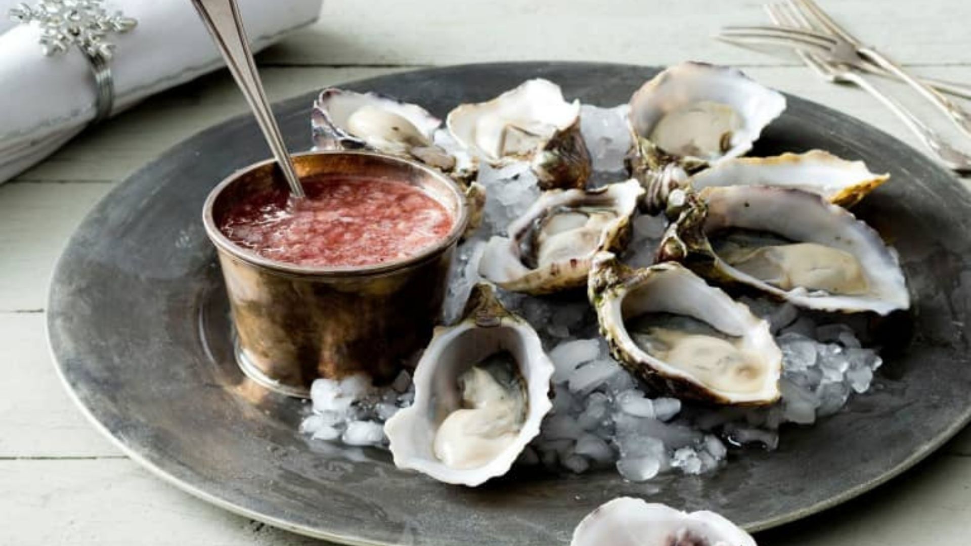 Oysters Mignonette