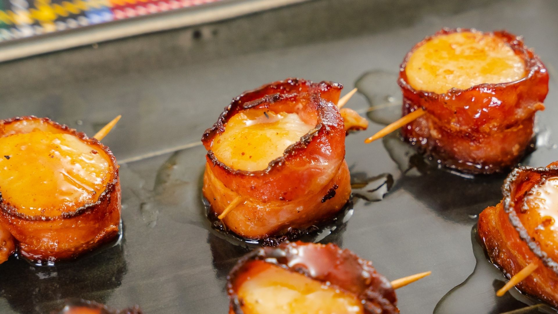 Pan Seared Bacon Wrapped East Coast Scallops