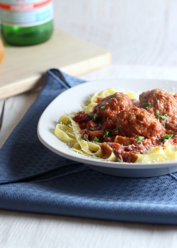 Mozzarella Stuffed Turkey Meatballs