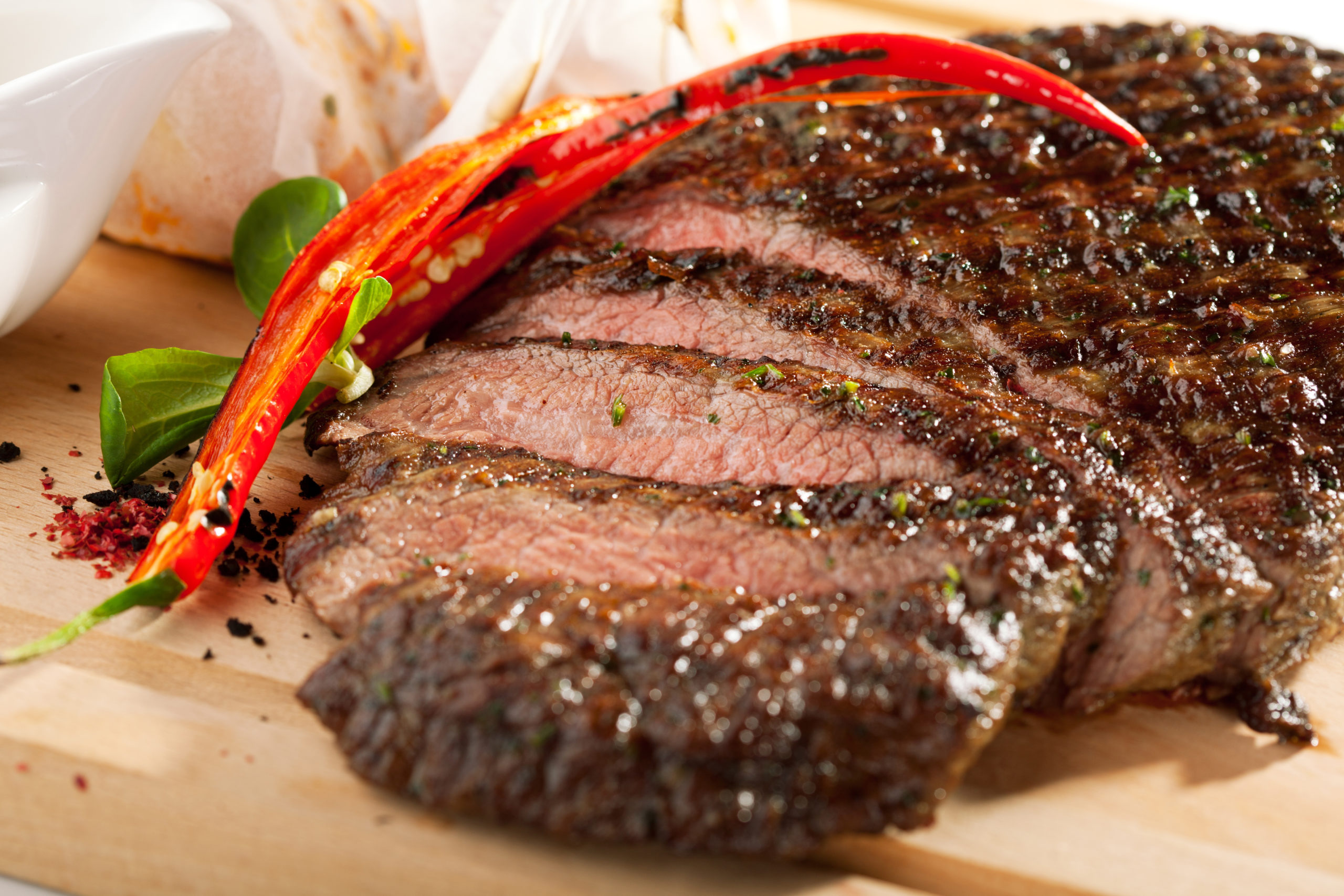 Grilled Flank Steak with Rosemary