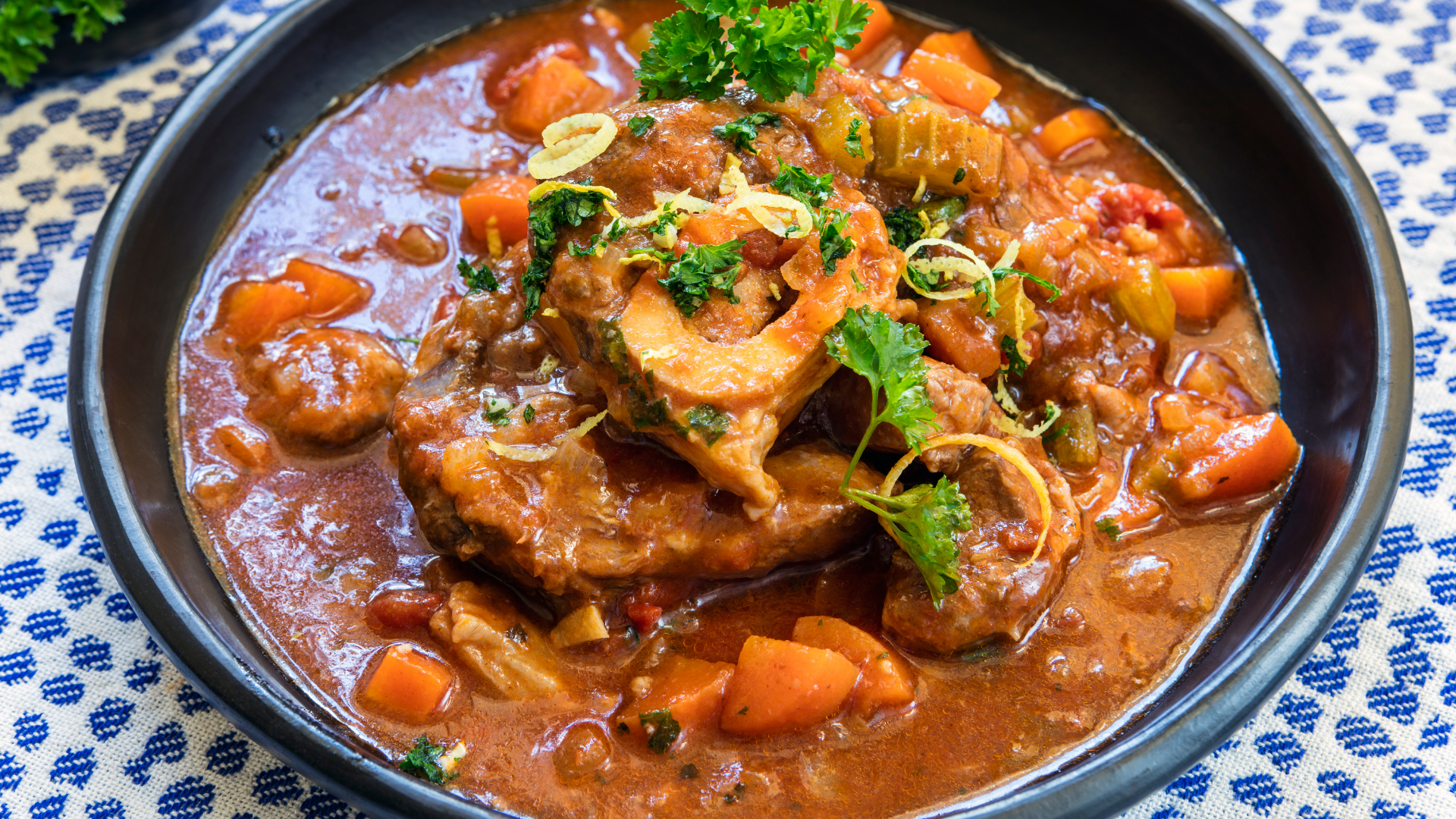 Braised Veal Osso Buco with Gremolata