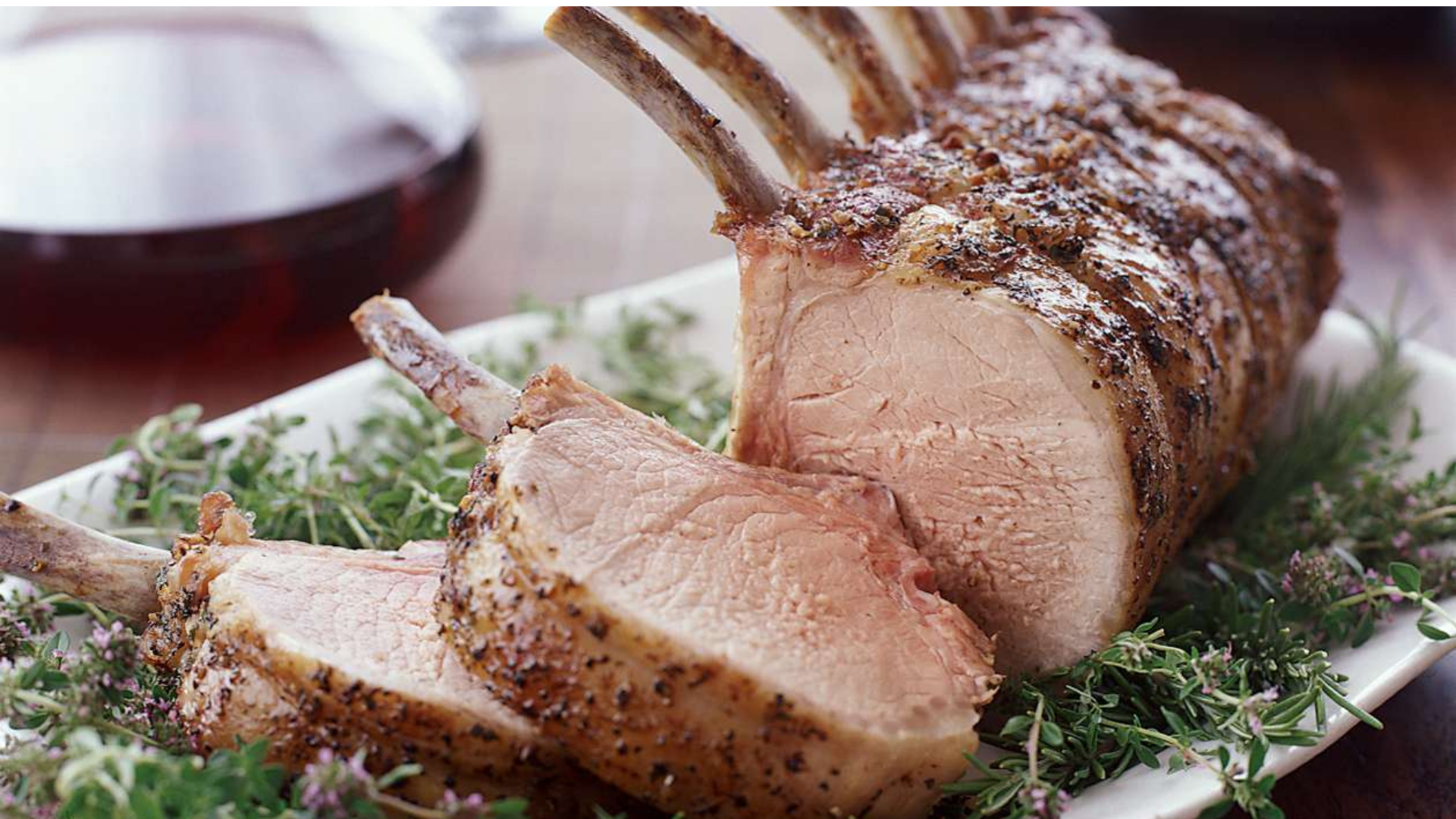 Garlic Herb Pork Rib Chops