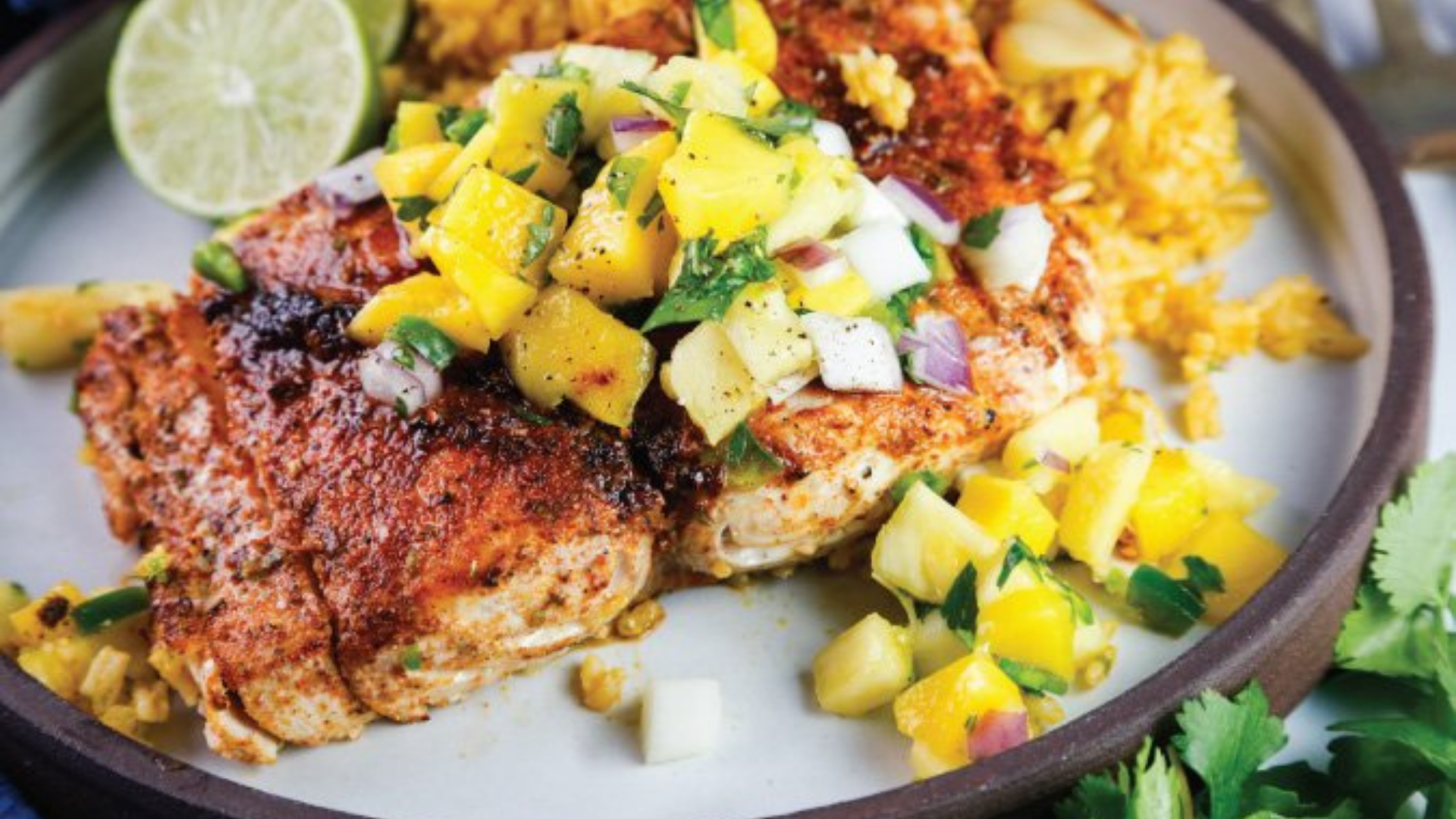 Grilled Mahi Mahi with Mango Salsa