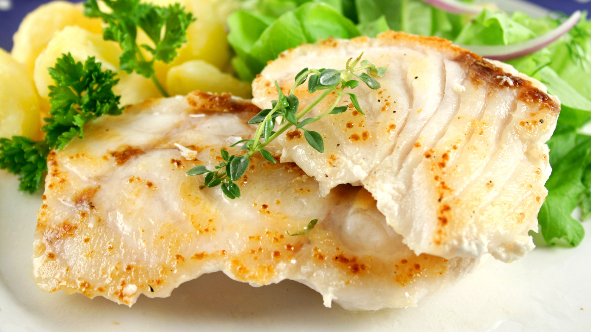 Pan-Fried Lake Perch with Lemon and Herbs