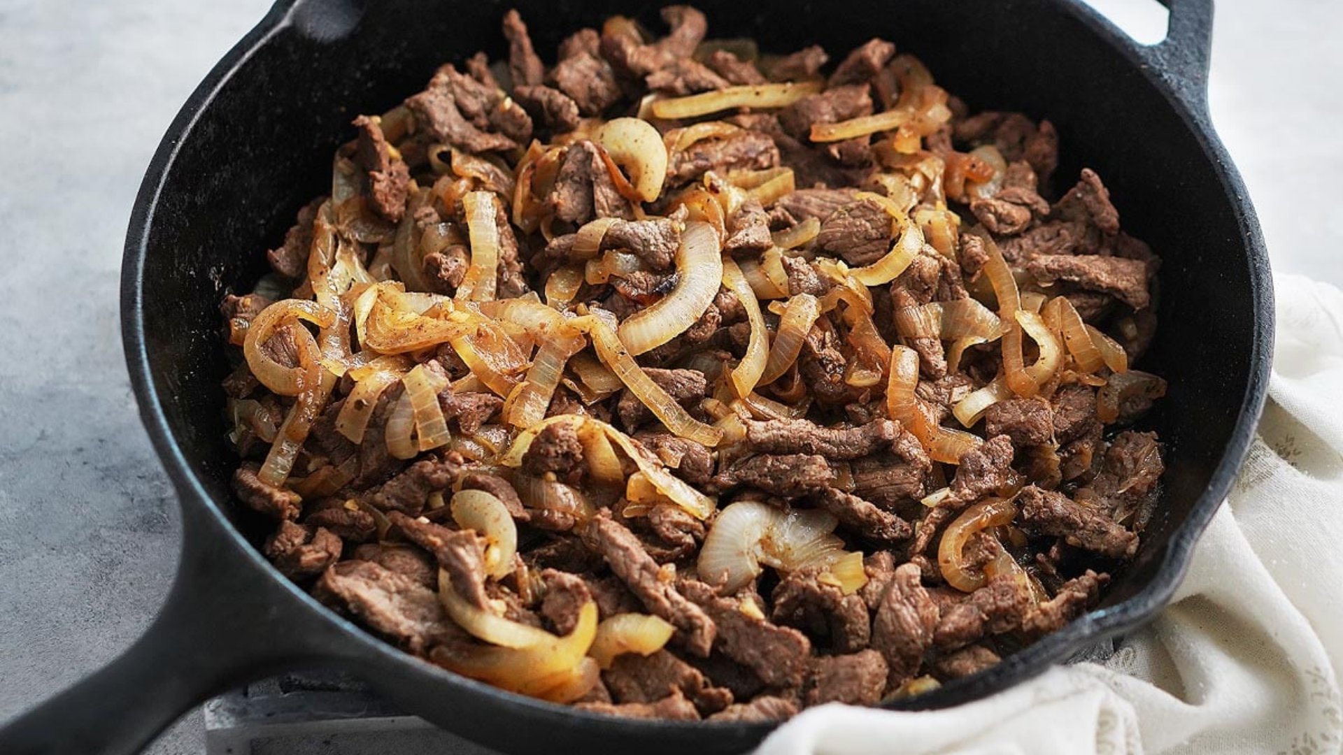 Round Steak and Onion Skillet