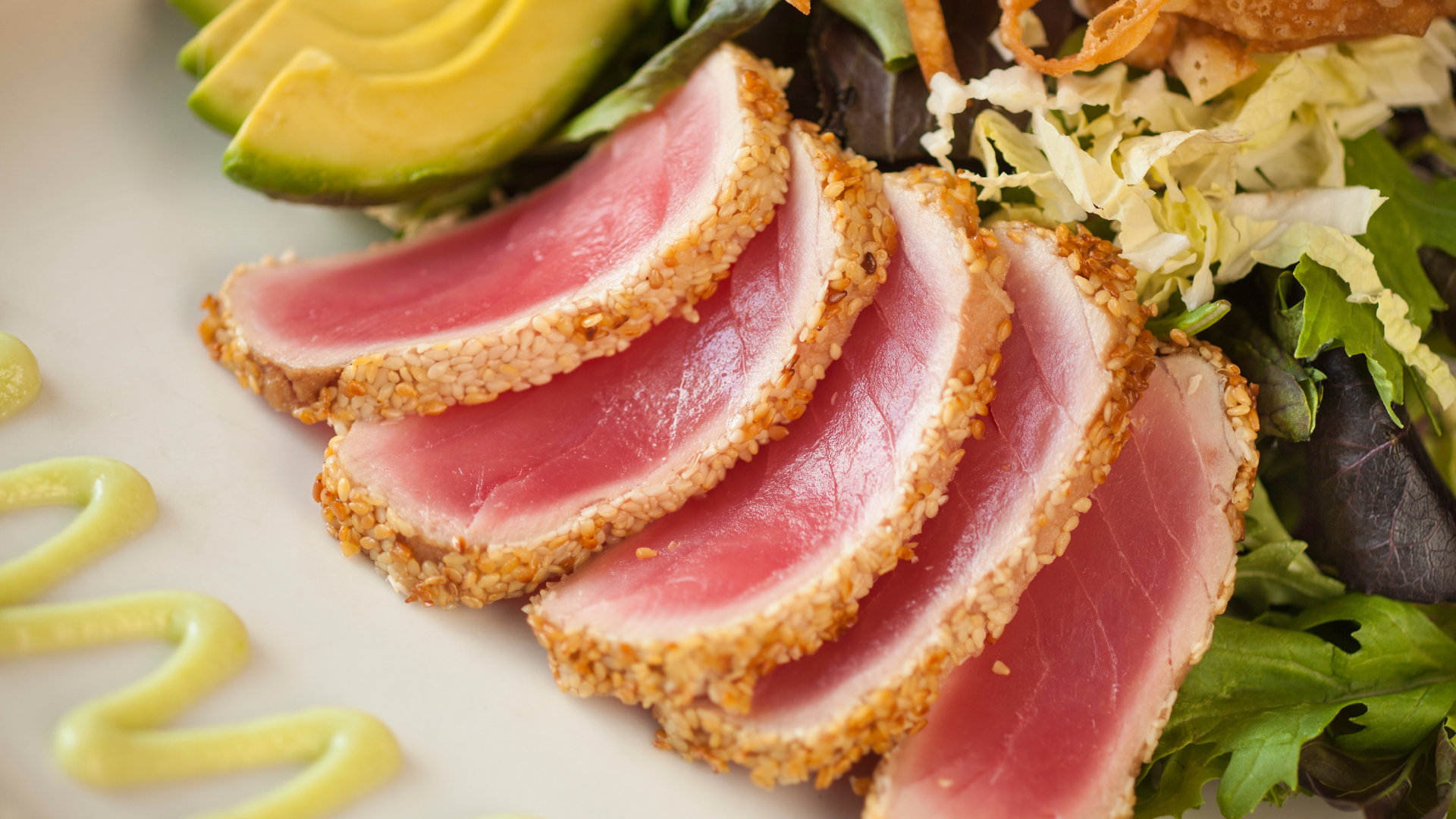 Seared Ahi Tuna with Sesame Crust